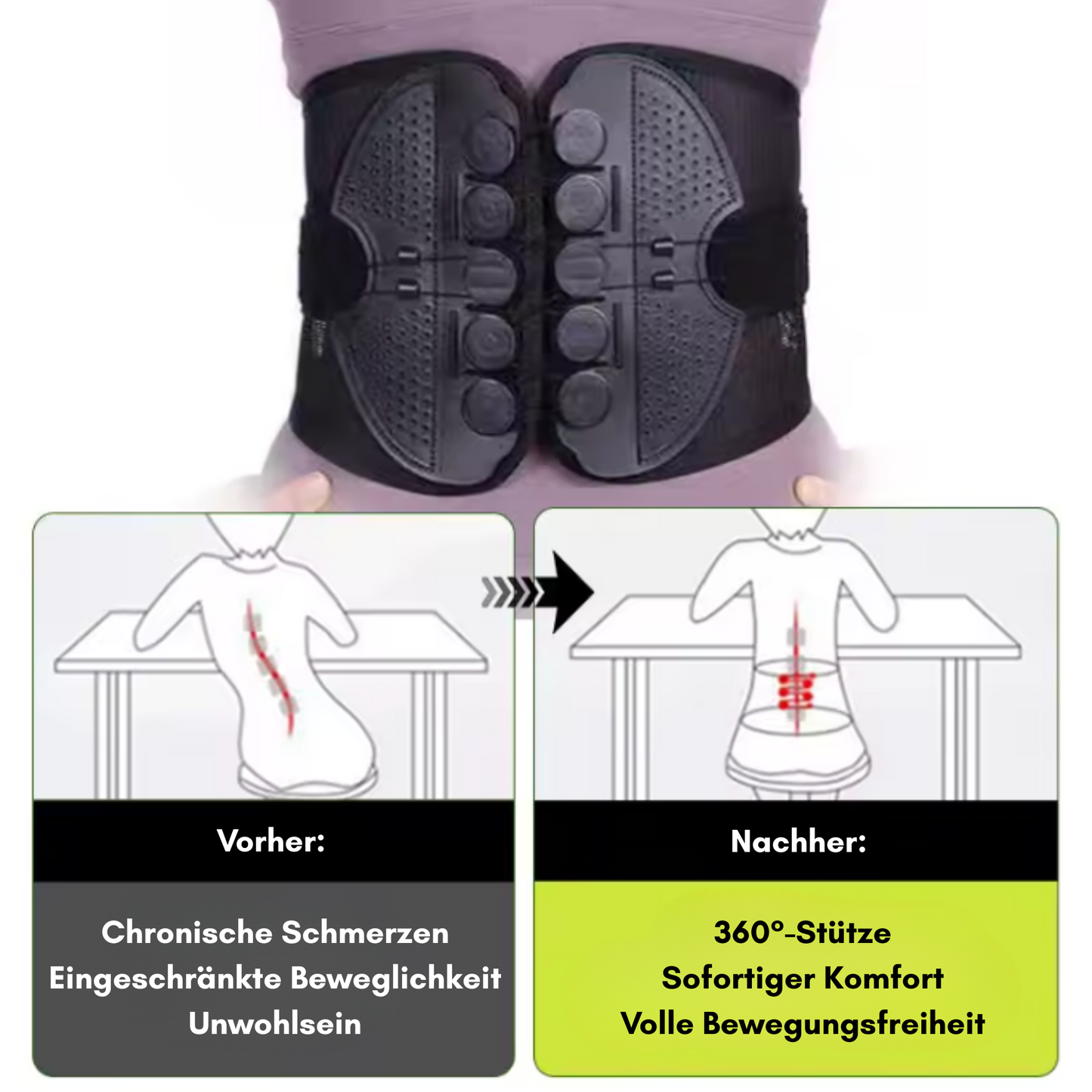 BackForce - Stützt. Entlastet. Befreit