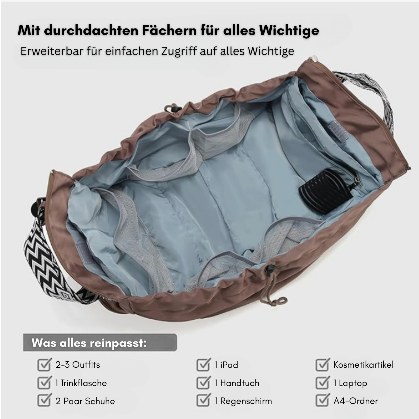 CarryAll – Die Tasche, die für dich mitdenkt