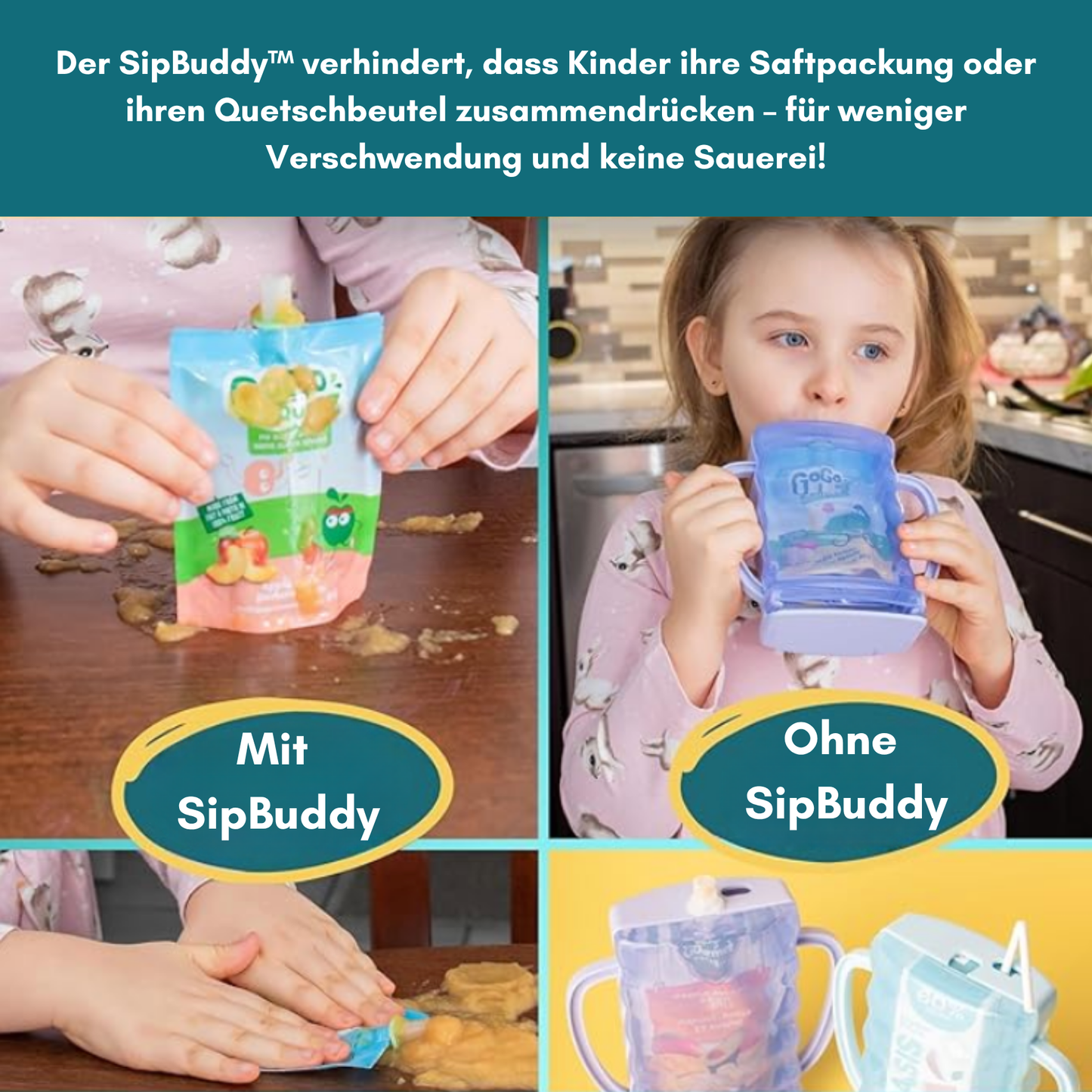 SipBuddy - Kein Kleckern. Nur Trinken.