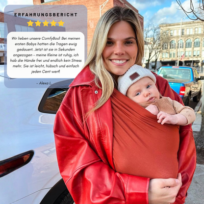ComfyBoo - Die einfachste und bequemste Babytrage.