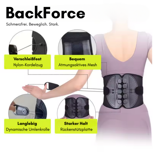 BackForce - Stützt. Entlastet. Befreit