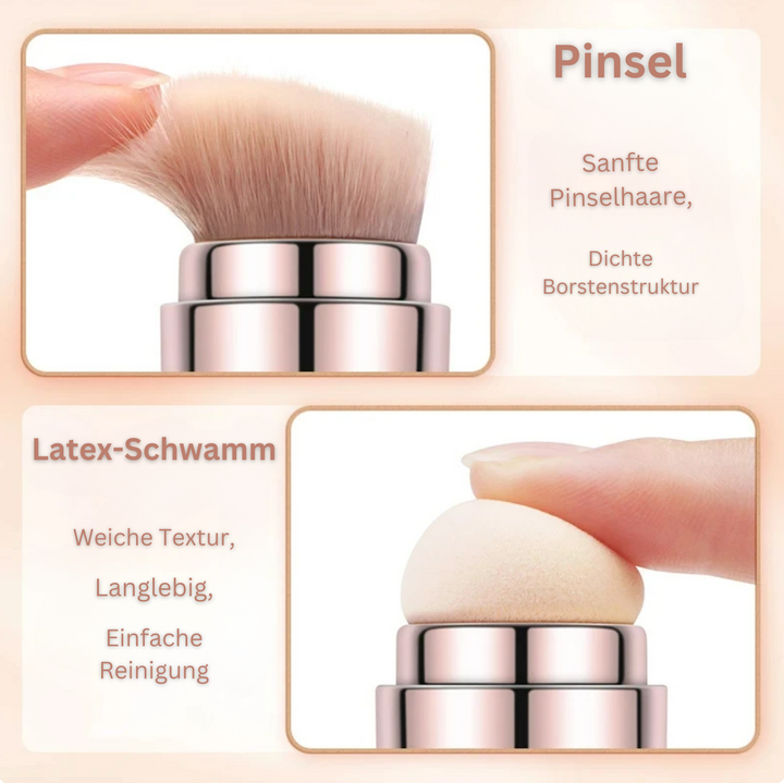 All-in-One Make-up-Pinsel-Set mit vier Anwendungen