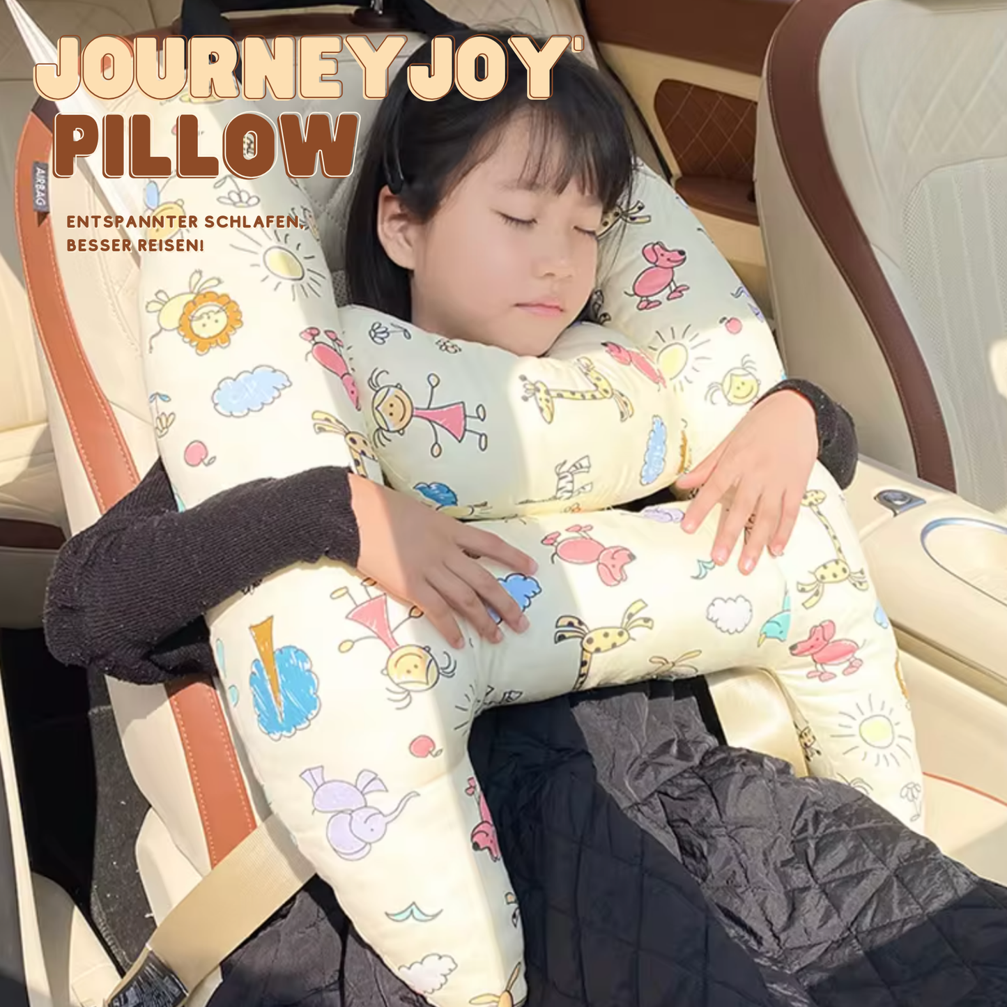 JourneyJoy Pillow – Das Geheimnis für ruhige Autofahrten