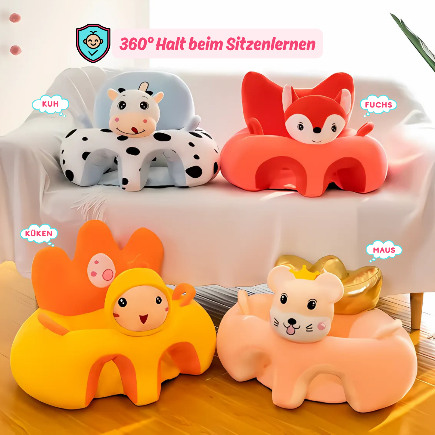 HappyHug – die süßeste Stütze fürs Baby.