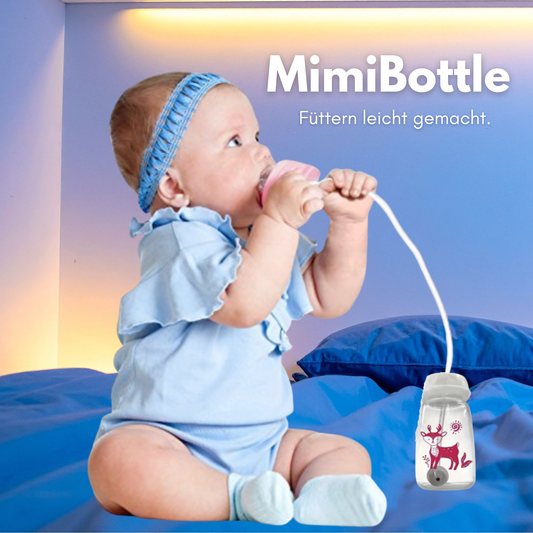 MimiBottle – Die Flasche, die sich selbst hält.
