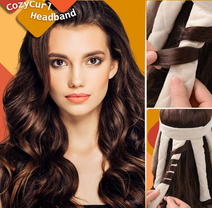 CozyCurl Headband - Perfekt definierte Locken, über Nacht gezaubert