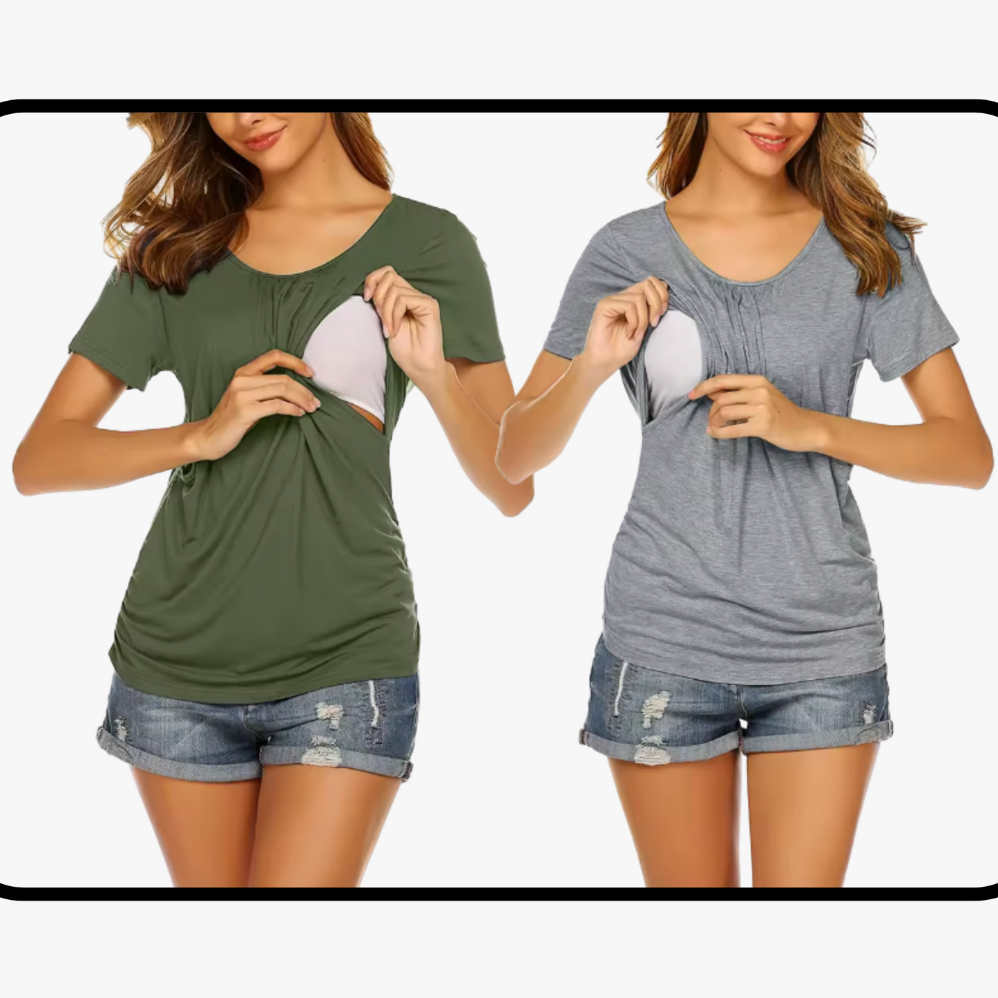 BellyEase – Dein 2-in-1 Mama-Shirt