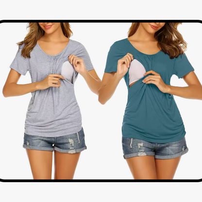 BellyEase – Dein 2-in-1 Mama-Shirt