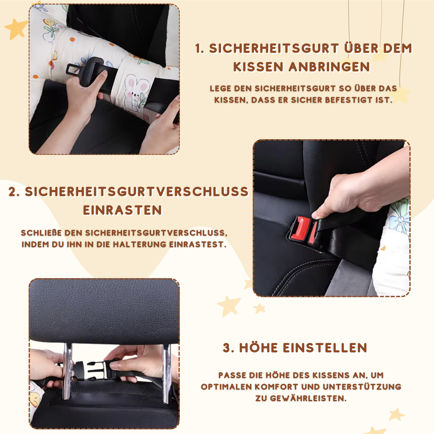 JourneyJoy Pillow – Das Geheimnis für ruhige Autofahrten