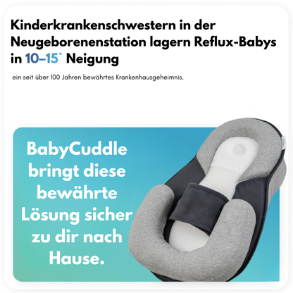 BabyCuddle - Medizinisch sicher. Himmlisch bequem.