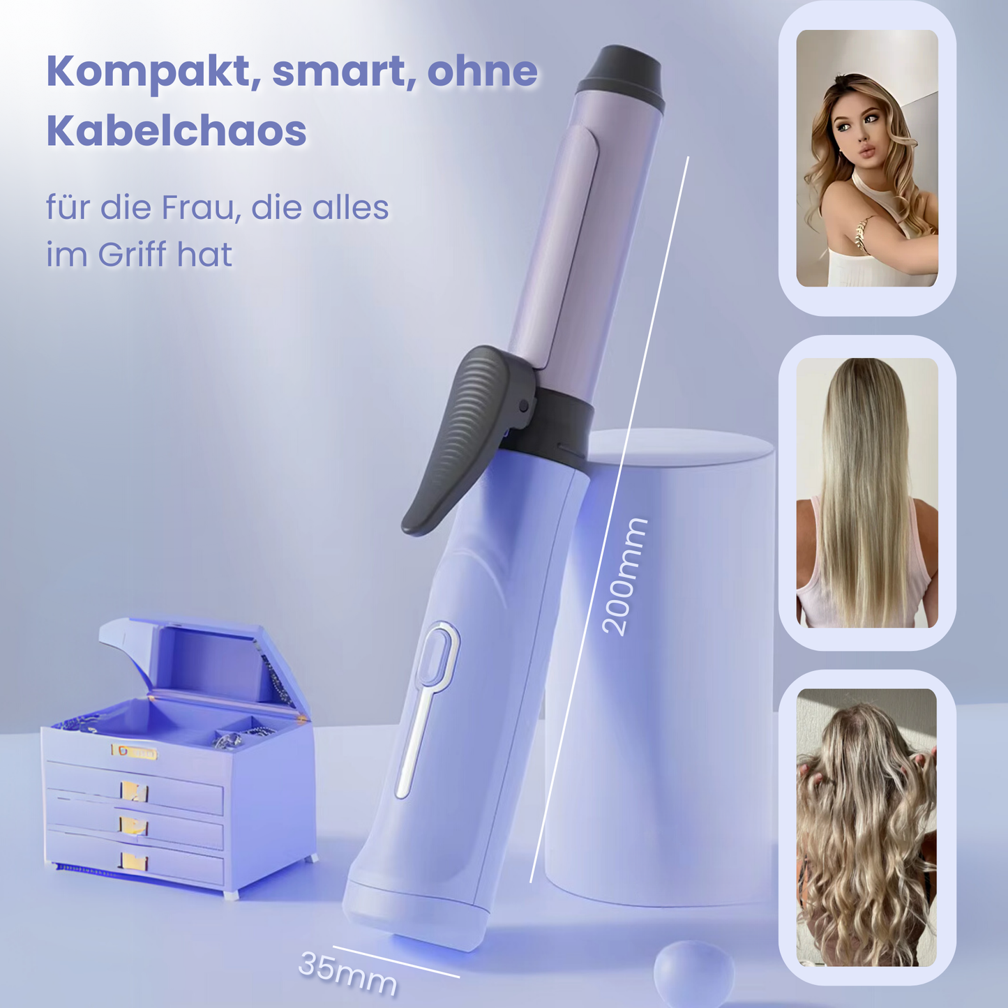 Minel® – Perfekte Locken, jederzeit und überall