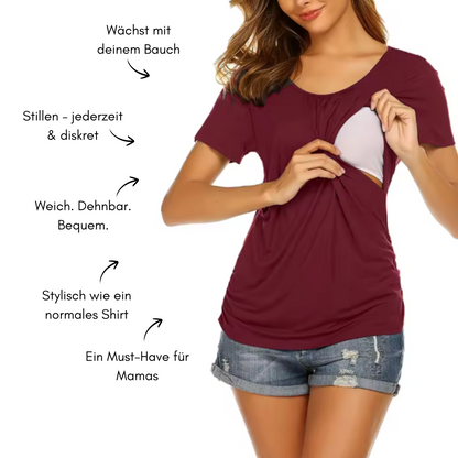 BellyEase – Dein 2-in-1 Mama-Shirt