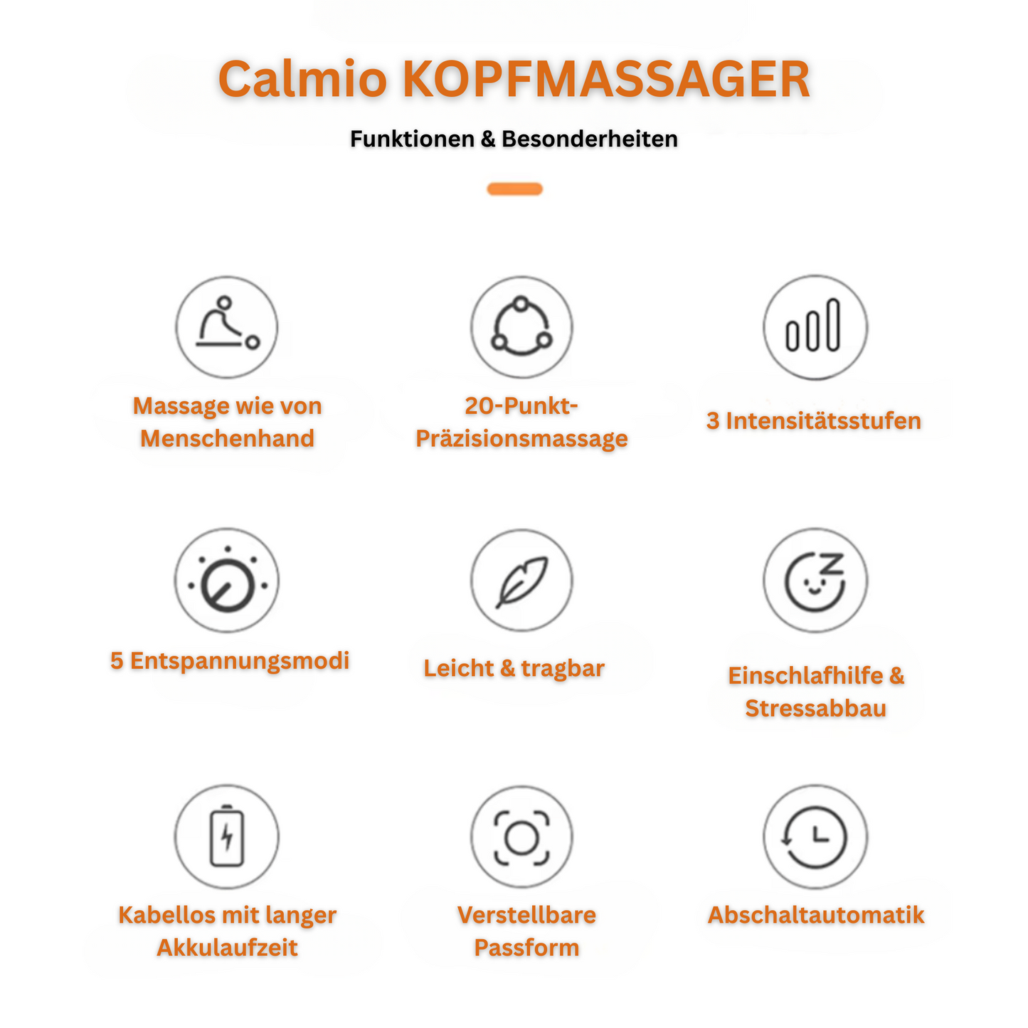 Calmio – Smarte Massage. Spürbare Wirkung.