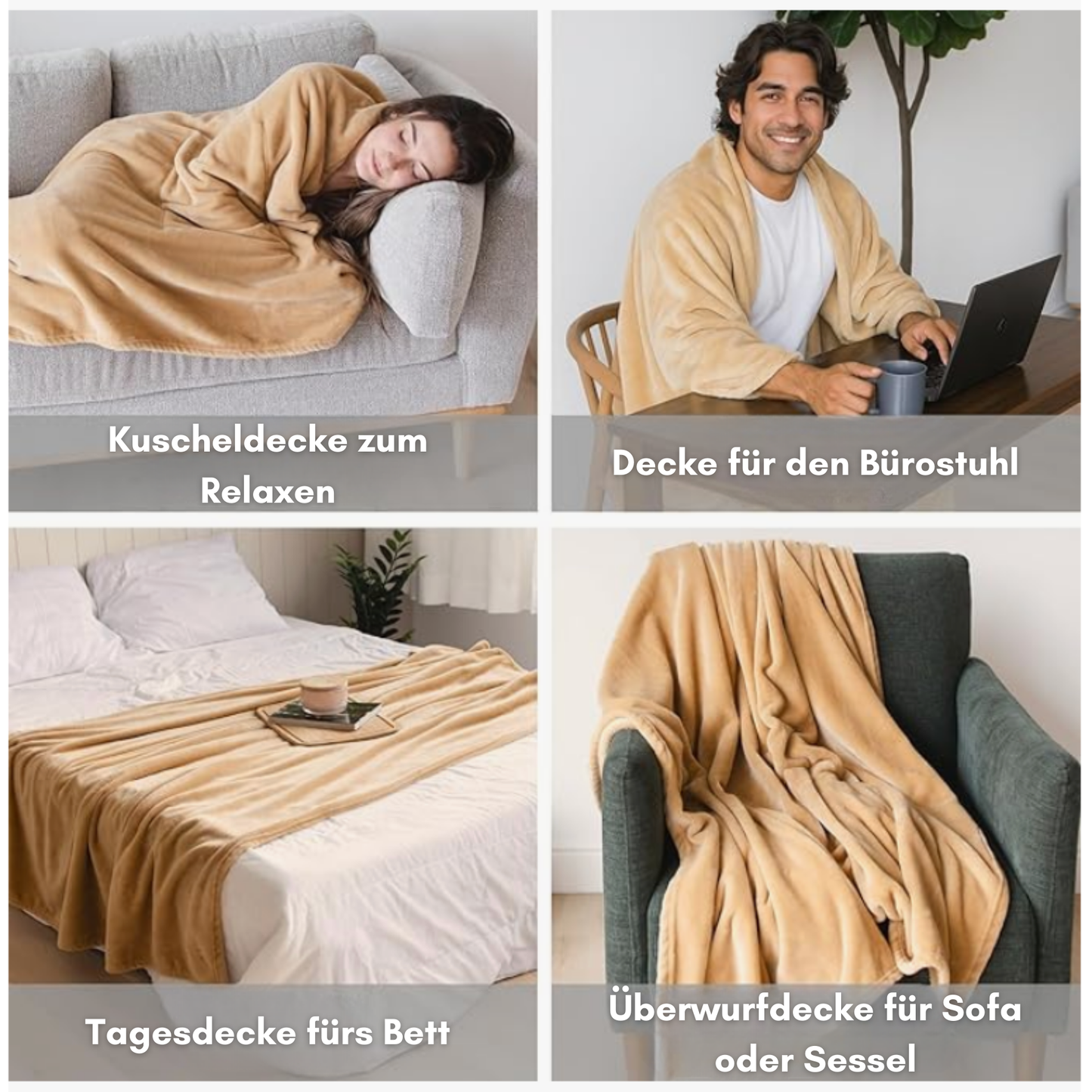 Comfee – die Decke, die du nicht halten musst